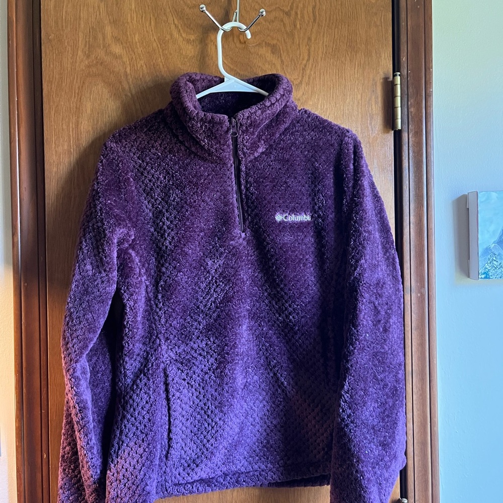 Columbia Purple Fleece Pullover